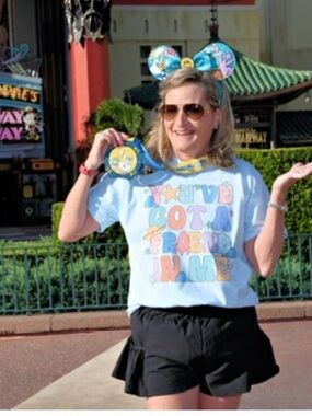 Light Blue "You've Got A Friend In Me" Graphic Tee Disney Toy Story tee
